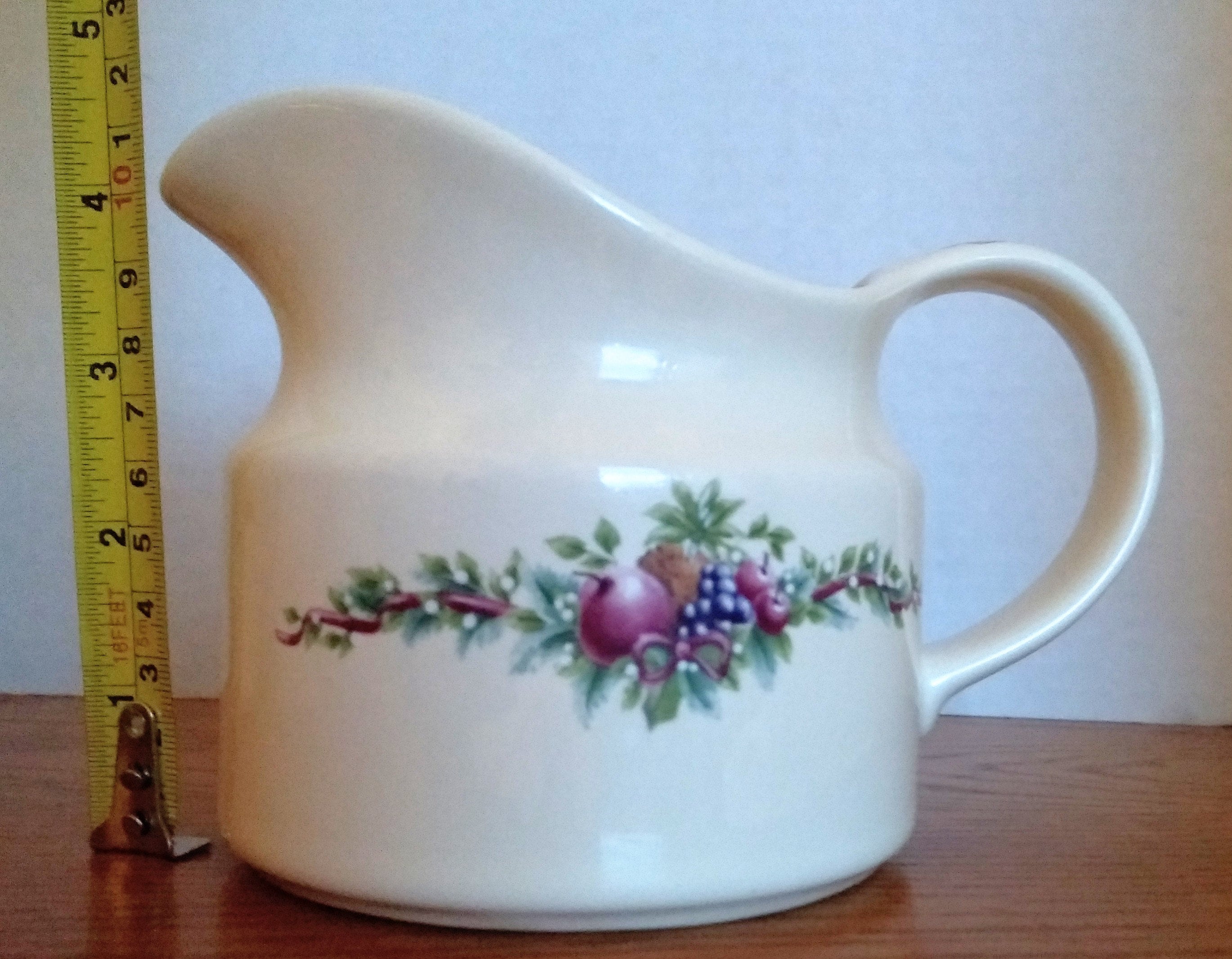 Christmas Retired Pfaltzgraff Holly Joy Pattern Two Mugs Salt Etsy