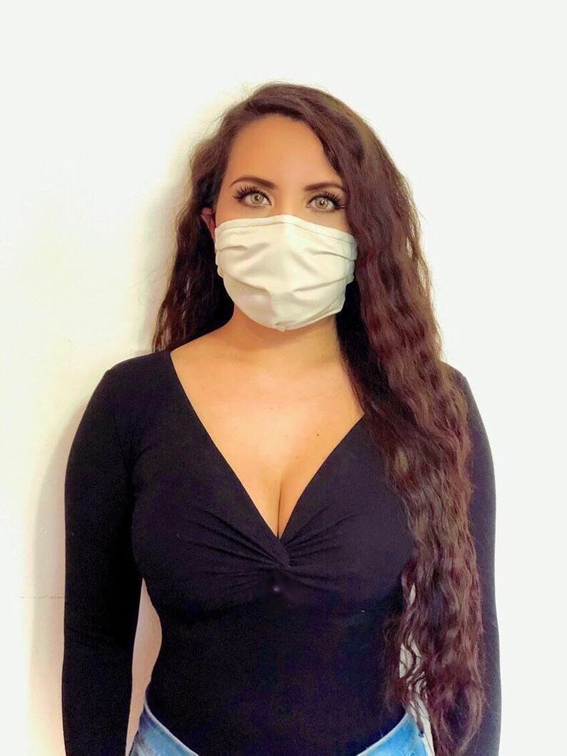 Nude Mask Tan Neutral 4 Pack of Face Masks Triple Layered | Etsy