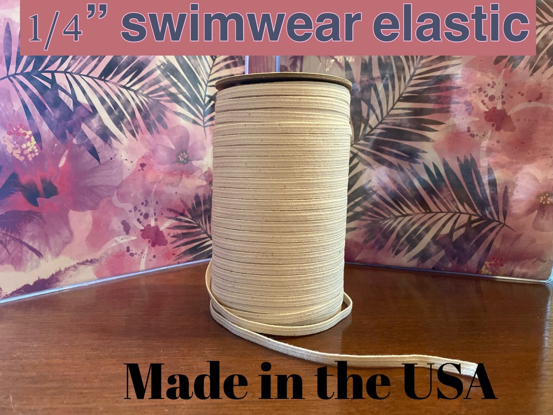 1/4 or 3/8 Natural Cotton Swimwear Elastic Etsy