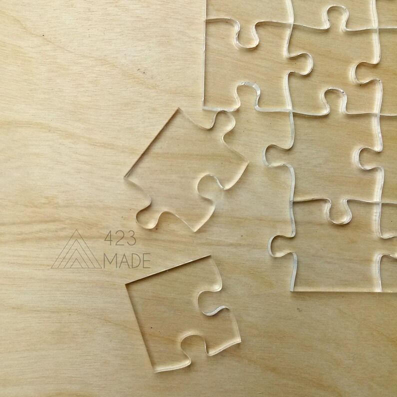 Clear Acrylic Impossible Jigsaw puzzle Puzzles for adults Etsy