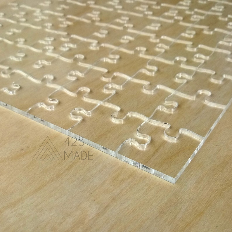Clear Acrylic Impossible Jigsaw puzzle Puzzles for adults Etsy