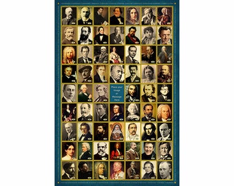 Personalized Classical Music Composers Poster