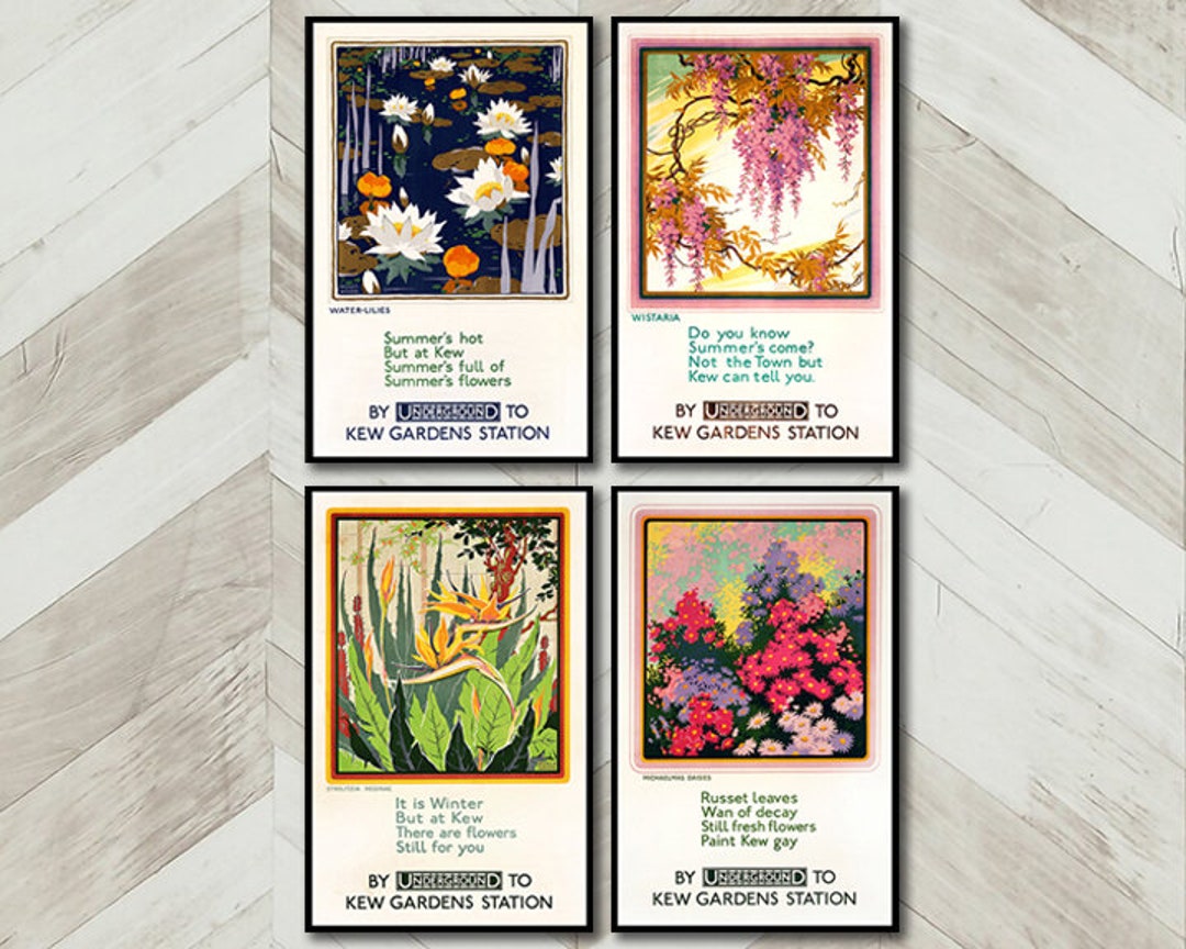 kew-gardens-advertising-posters-for-the-underground-in-london-set-2-etsy