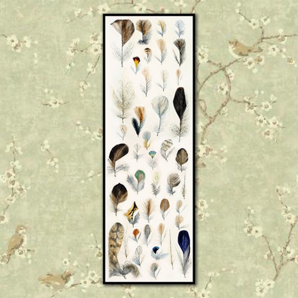 Feather Identification Chart Print Etsy