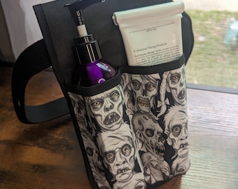 Zombies Masajista Terapeuta Doble Loción y Funda Utilitaria