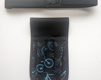 Blue Bicycles Masajista Terapeuta Doble Loción y Funda Utilitaria