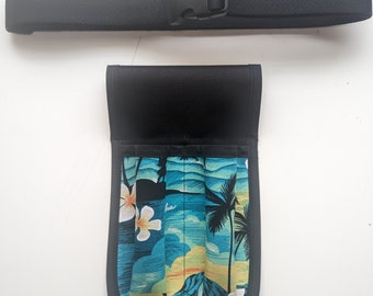 Terapeuta de masaje hawaiano doble loción y funda de utilidad