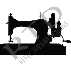 Antique Sewing Machine Clipart