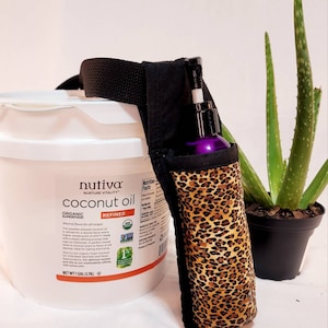 Cheetah Massage Therapist Lotion Holster, Hands-Free Holster