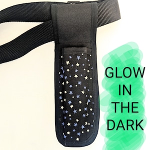 Glow-In-The-Dark Stars Massage Therapist Single Lotion and Utility Holster