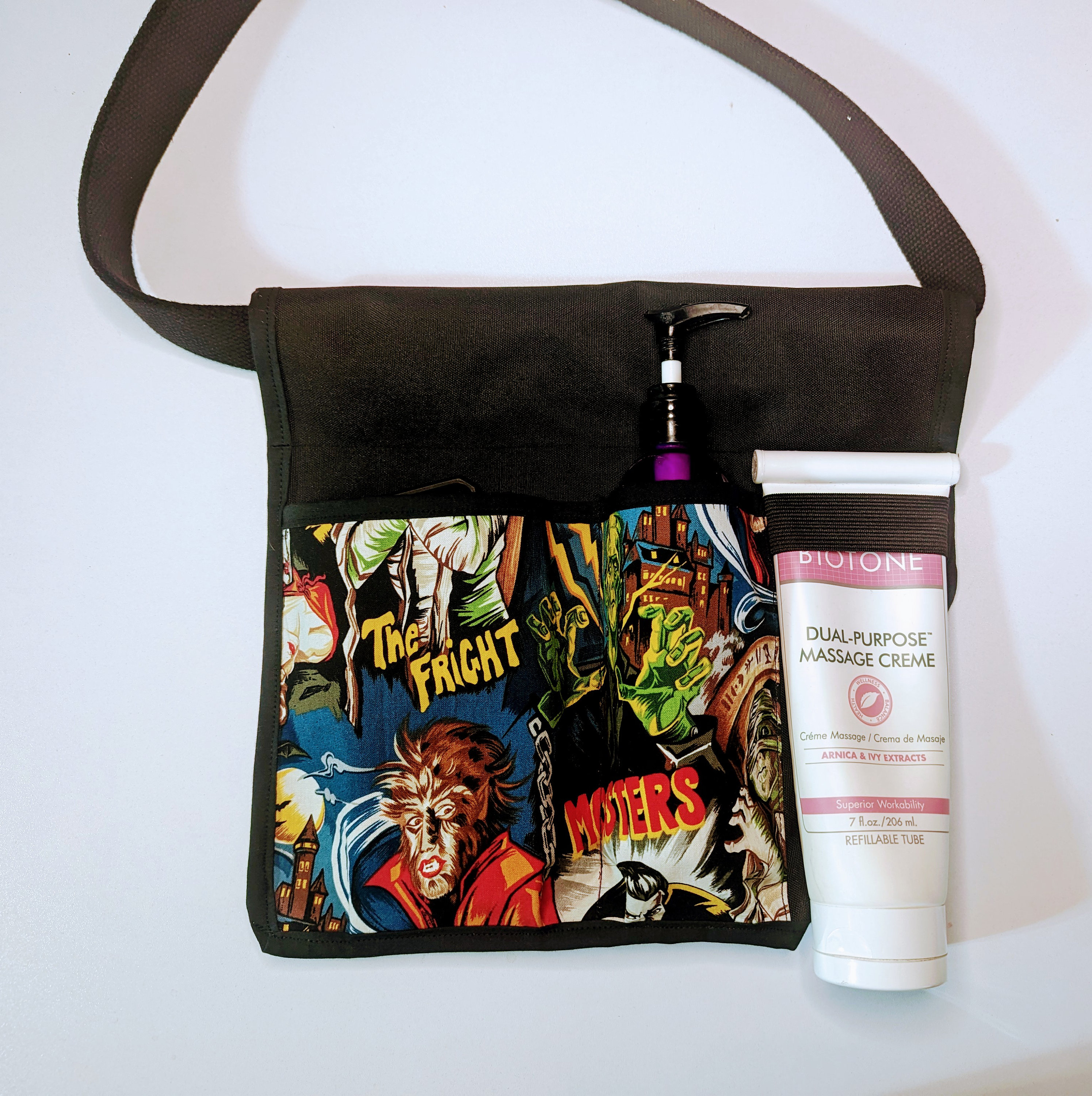 Horror Monsters Lotion and Cream Holster With Pocketmassage Therapist