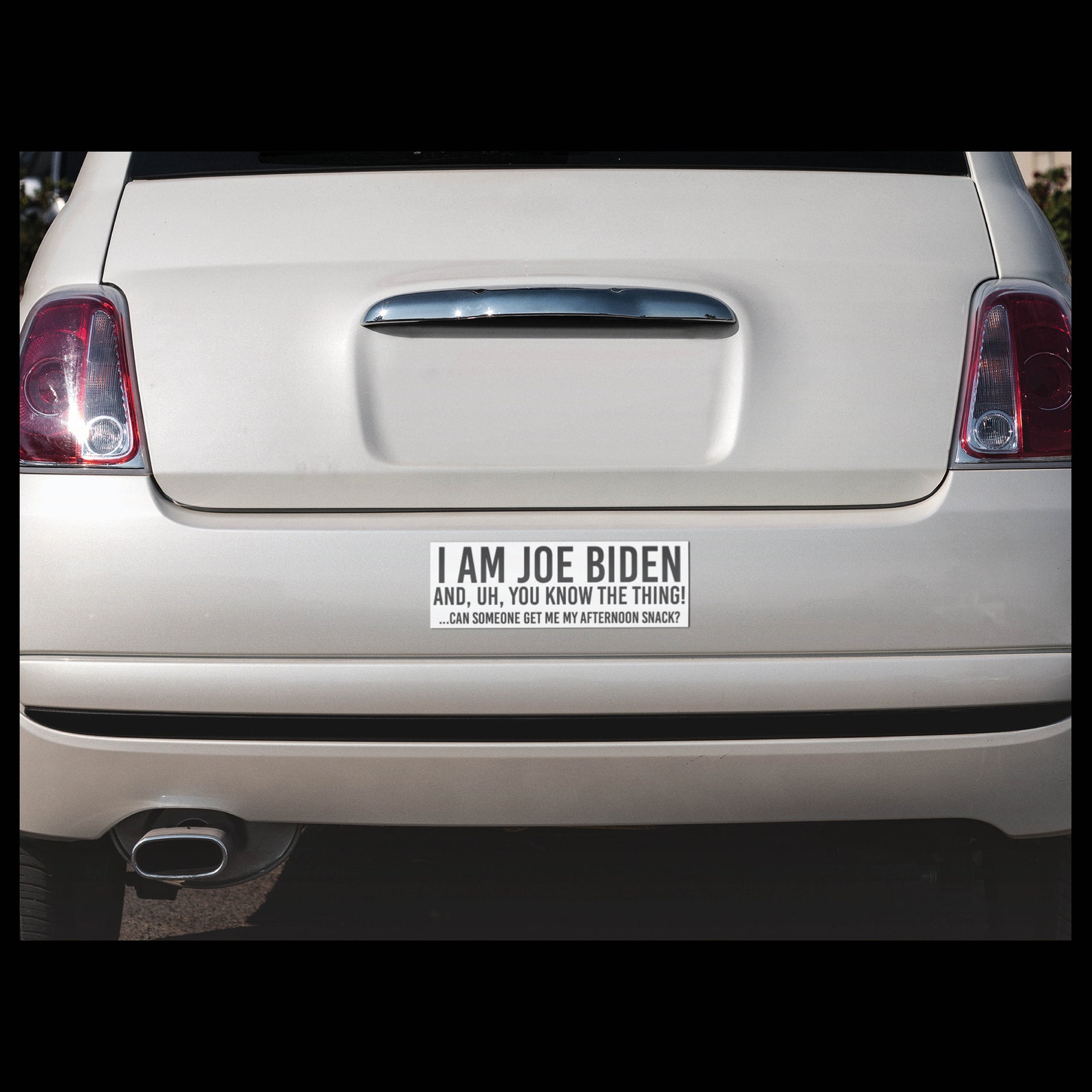 Funny Joe Biden Afternoon Snack Bumper Sticker Decal You Etsy