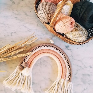 Rainbow Macramé, Rainbow Macrame, Children&#39;s Room, Children&#39;s Room Ideas, Wall Decoration, Rope Rainbow, Children, Decor, Interior, Bohostyle