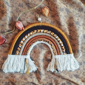 Rainbow macramé, rainbow macrame, children&#39;s room, wall hanging, children&#39;s room decoration, children&#39;s room ideas, Christmas gift, bohostyle, bohodeko