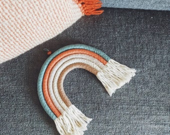 Rainbow Macramé, Rainbow Macrame, Kinderkamer, Wandhangen, Kinderkamer Deco, Bohostyle, Touw Regenboog, Kinderkamer, Babyshower Cadeau