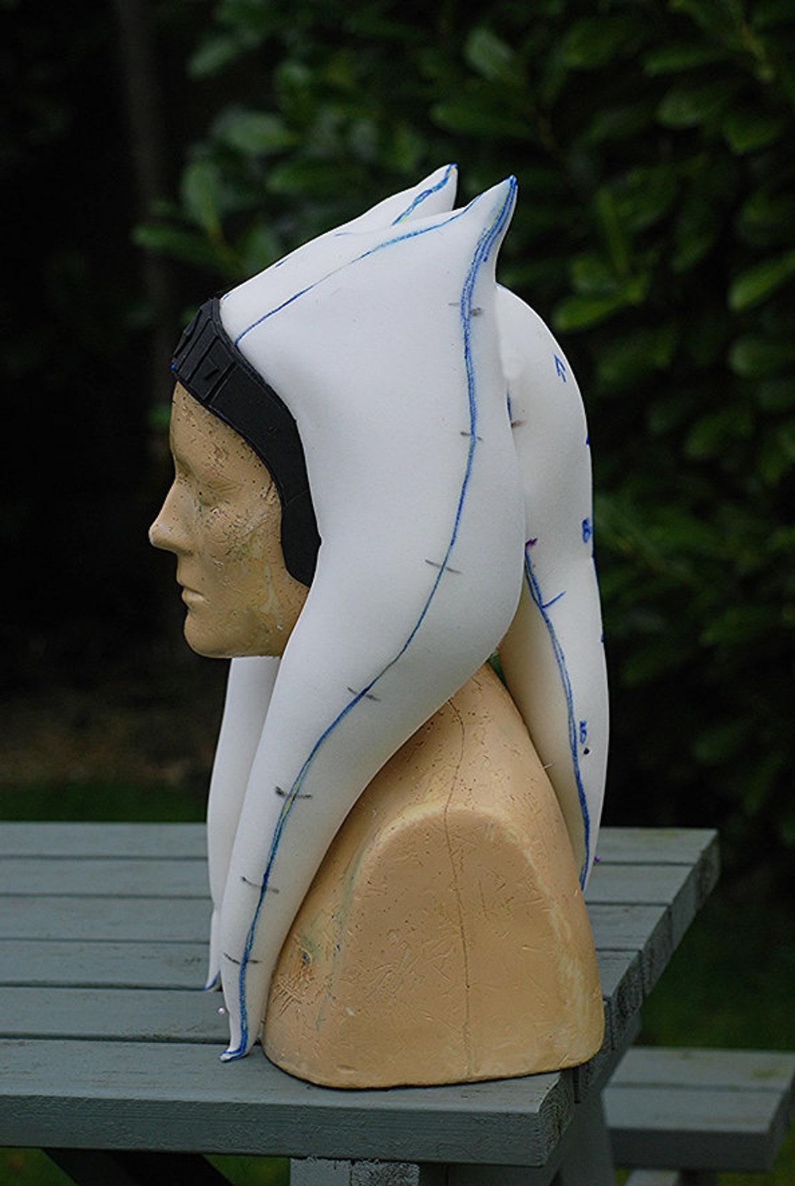 Ahsoka Tano Mandalorian Headpiece Headband Makeup Bundle PDF Etsy Ireland