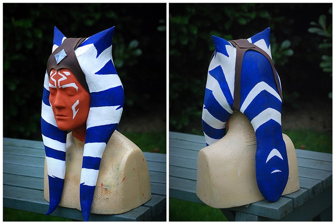 Ahsoka Tano Clone Wars Season 7 Headpiece Pattern Template Etsy UK