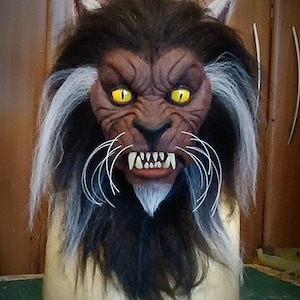 Thriller werecat werewolf silicone mask