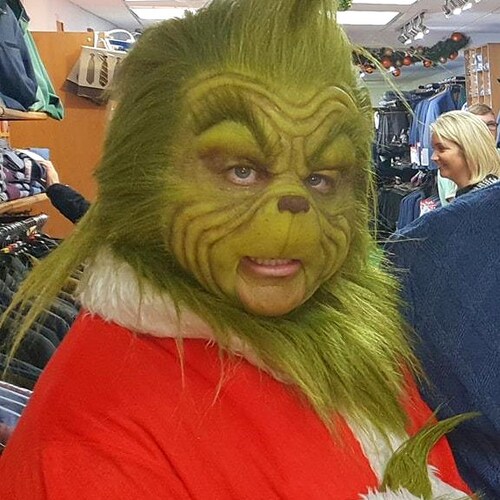 Grinch Mask Etsy