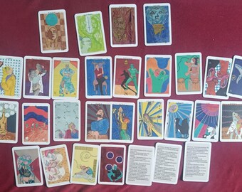 Tarot card set (Only Major Arcana) 33 Cards
