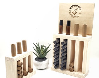 Multiple Sizes! 10 ml Roller Ball Bottle & Lip Balm Tube Display