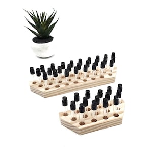 Perfume/Fragrance Display - Atomizer Storage - Fits 2, 3, 4, & 5 ml Bottles - 12 mm Holes
