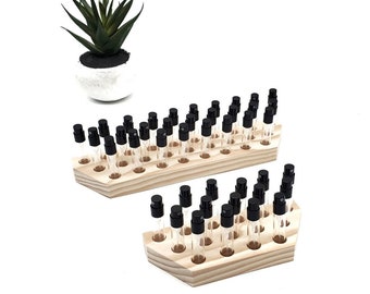 Perfume/Fragrance Display - Atomizer Storage - Fits 2, 3, 4, & 5 ml Bottles - 12 mm Holes