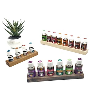 15, 10, & 5 ml Essential Oil Racks - 3-8 Hole Racks