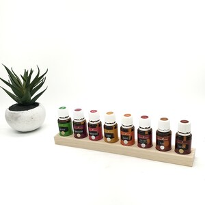 15, 10, & 5 ml Essential Oil Racks - 3-8 Hole Racks 15 ml - 8 Hole