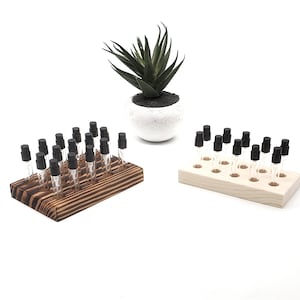 Perfume Sample Holders - Fragrance Organizer - Atomizer Storage - 2-5 ml Bottles - 12 mm Holes