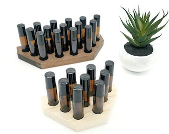 10 ml Roller Ball Bottle Display - Multiple Sizes - 21 mm Holes