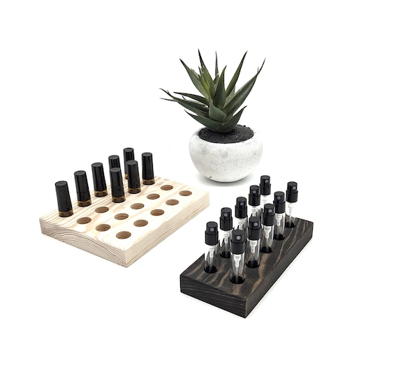Perfume Sample Holders - Fragrance Organizer - Atomizer Storage - 2-10 ml Vials - Multiple Sizes