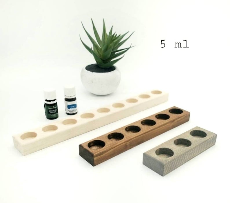 15, 10, & 5 ml Essential Oil Racks - 3-8 Hole Racks image 3