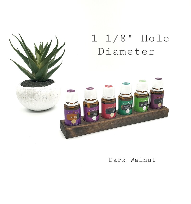 15, 10, & 5 ml Essential Oil Racks - 3-8 Hole Racks 15 ml - 6 Hole