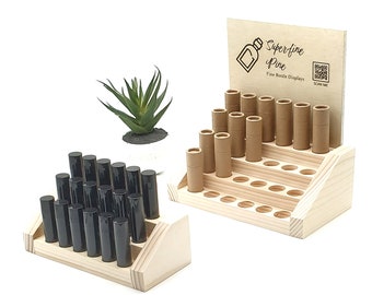 Modern Lip Balm Displays For 0.15 oz Plastic Tubes Or Kraft Tubes - 17 or 22 mm Holes - Multiple Sizes