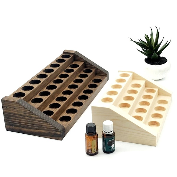Modern Essential Oil Tiered Racks - Multiple Sizes! For 15 and 10 ml Bottles