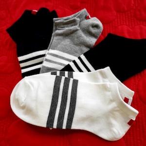 Stripe Premium Socks, Fashion Unisex Socks, Stylish Stripe Socks, Striped and Unique Made in KOREA