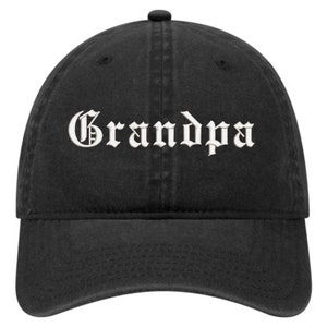 Grandpa Hat, Grandpa Gift,Pop Pop Hat, Papa-to-be Hat, baby announcement Hat,Father&#39;s Day Gift for Grandpa ,Papaw Hat , Promoted to Grandpa