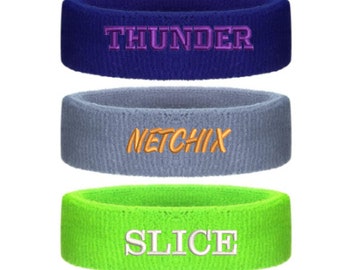 Embroidered Sports Headband: Custom Athletic Sweatband