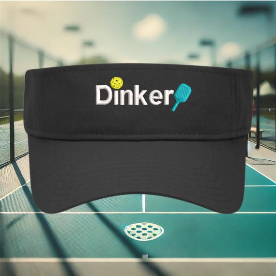 Pickleball Dinker Visor: Embroidered Sports Visor - Etsy display picture 1