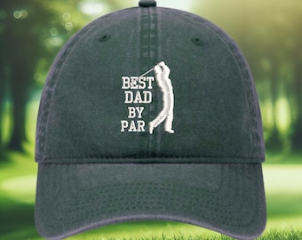 Dad By Par Golf Hat, Funny Golfer Gift