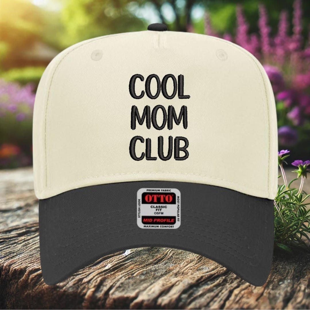 Cool Mom Social Club Retro Two-Toned Hat