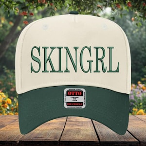 Skin Girl Hat, Skin Spa Gift,Glow Girl Hat,Retro Baseball Cap for Skincare Lovers, Skin Care Enthusiast Gift, Self-Care Lifestyle Snapback