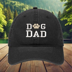 Dog Dad Hat, Dog Dad Gift, Dog Lover Gifts, Embroidered Hat, Dog Hat, Gift for Dog Dad, Gift for him, Father&#39;s Day Gift, Dog Dad Birthday