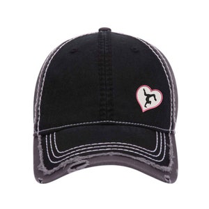 Gymnastics heart hat, Gymnastics mom gift, Gymnastics mom cap, gymnastics hat, gymnastics gift, gymnastics wear
