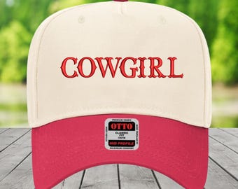 Cowgirl Trucker Hat: Retro Western Snapback, Nashville Bachelorette