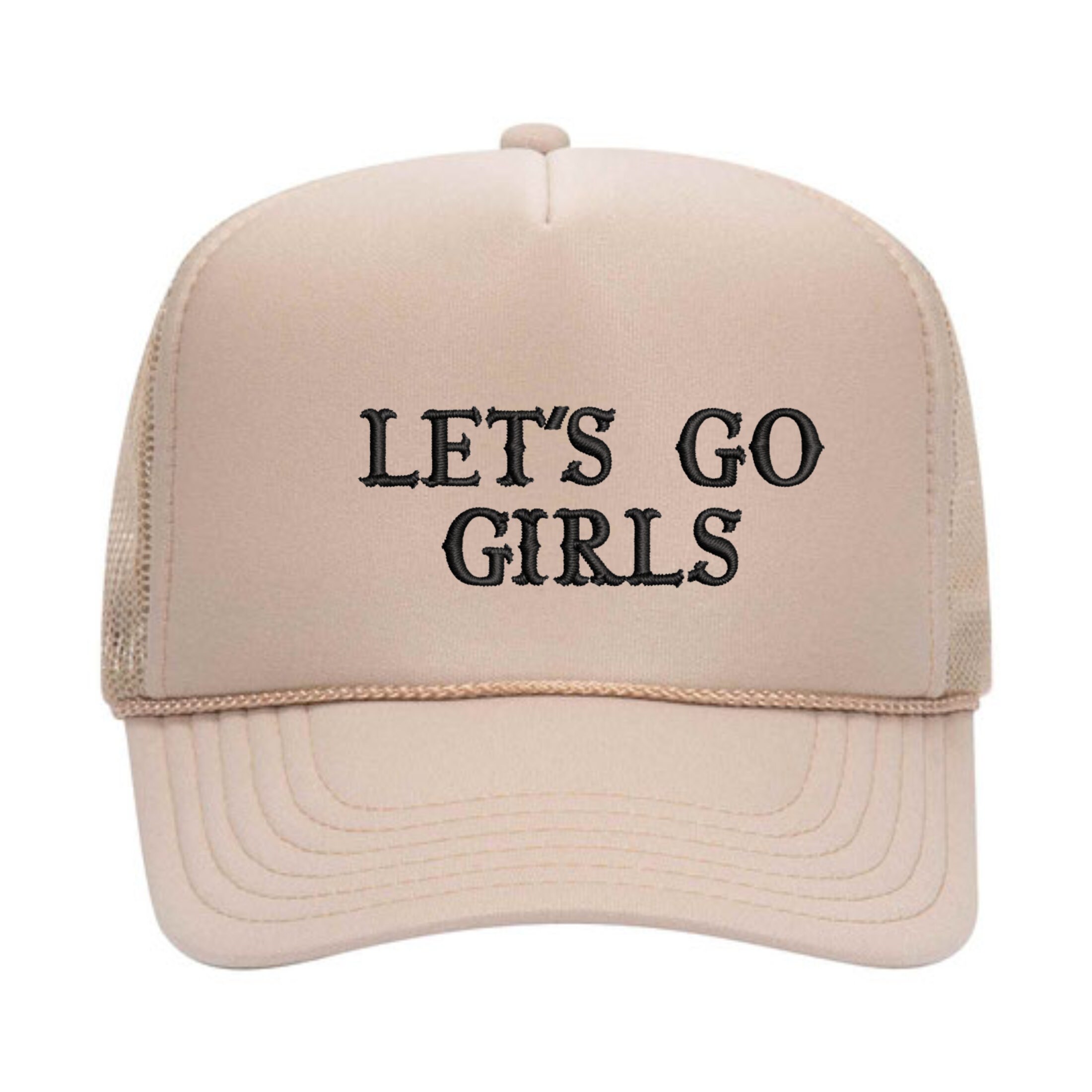 Let\'s Go Cowgirls Embroidered Mesh Trucker Hat Snapback Adjustable Cap Long Live Cowgirls Embroidered Trucker Hat – Duo Studio Designs main image 3