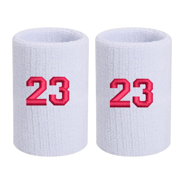 Custom number sports  wristbands,player wristband,sports sweatbands, sports gear, sports wristbands, player numbers,gym wristband (ONE PAIR)