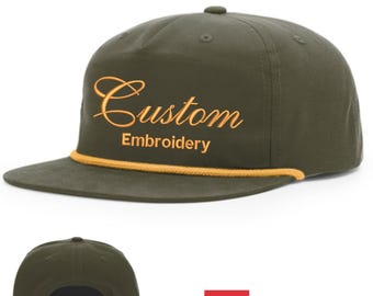 Gorra de cuerda Umpqua Gramps bordada, sombrero UPF Richardson 256