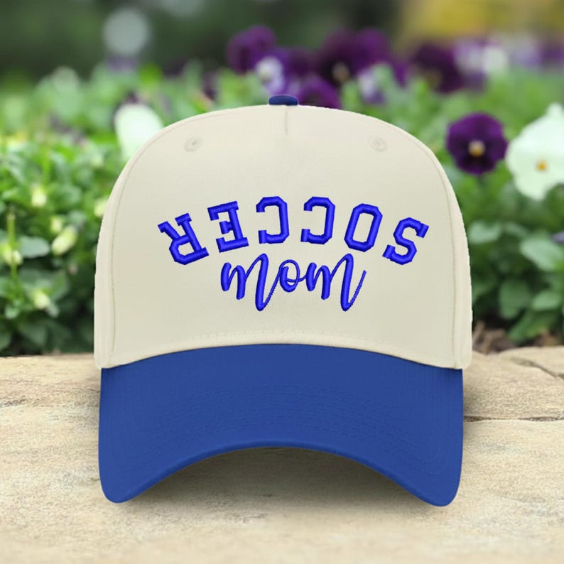 Soccer Mom Hat, Embroidered Sports Mom Cap image 3